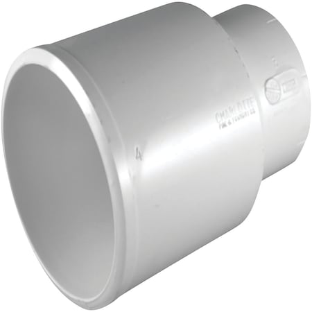 Charlotte Pipe And Foundry 4 In. Schedule 30 DWV 600 Series PVC Coupling PVC 01117  0600HA
